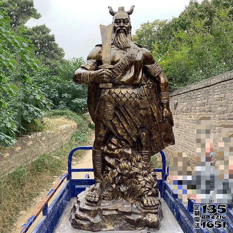 景區(qū)廣場(chǎng)擺放玻璃鋼仿銅炎帝神農(nóng)氏雕塑 景區(qū)廣場(chǎng)擺放玻璃鋼仿銅炎帝神農(nóng)氏雕塑