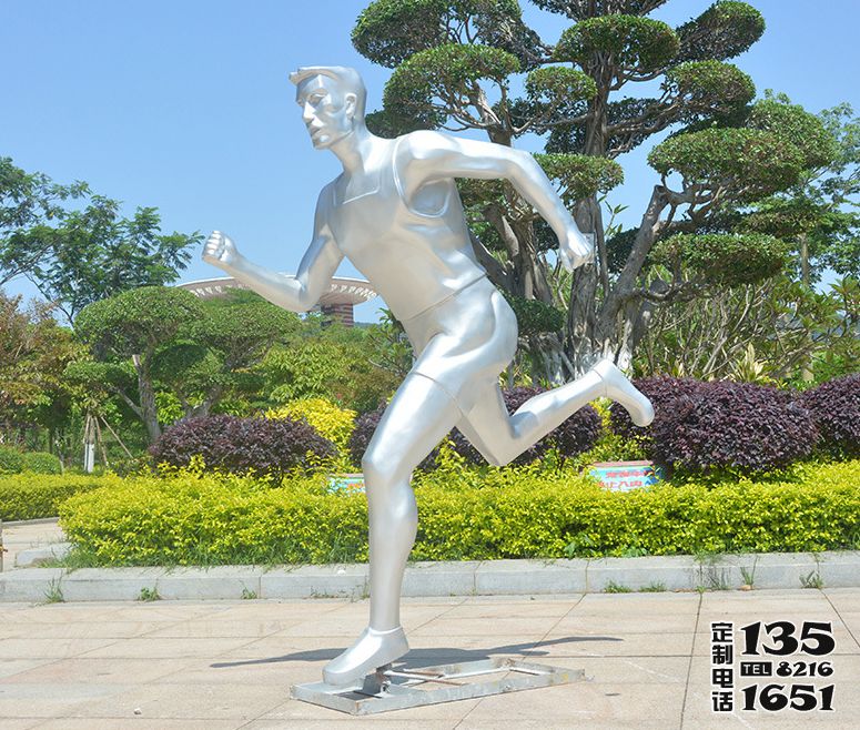 廣場玻璃鋼抽象跑步運動人物雕塑 廣場玻璃鋼抽象跑步運動人物雕塑