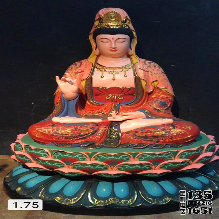 玻璃鋼彩繪寺廟景區大型供奉菩薩觀音雕塑 玻璃鋼彩繪寺廟景區大型供奉菩薩觀音雕塑