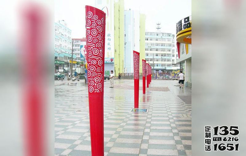 廣場(chǎng)公園玻璃鋼戶外火炬雕塑 廣場(chǎng)公園玻璃鋼戶外火炬雕塑