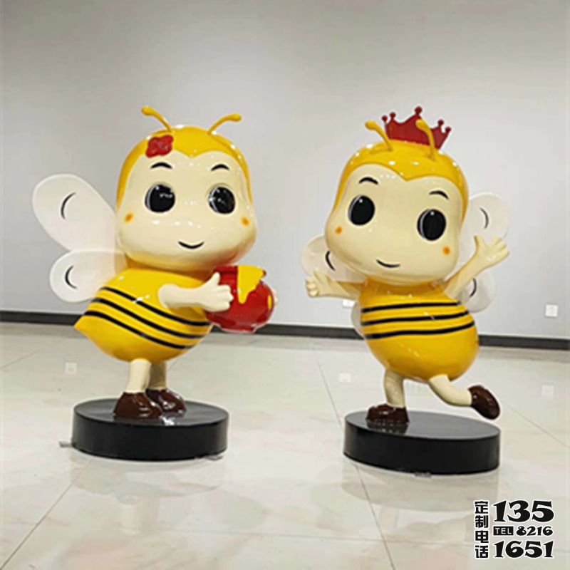 景區創意玻璃鋼彩繪蜜蜂雕塑 景區創意玻璃鋼彩繪蜜蜂雕塑