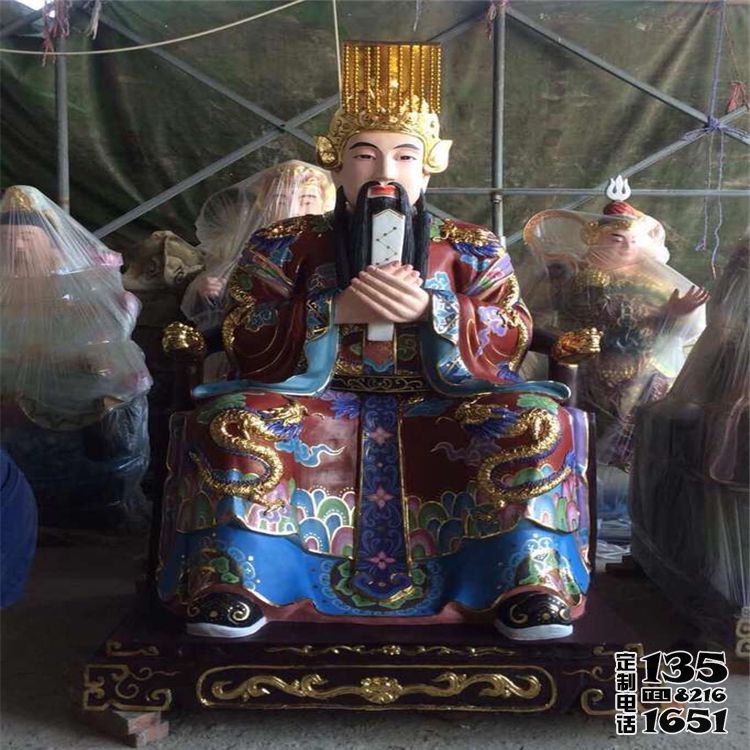 玻璃鋼彩繪寺廟景區(qū)判官雕塑 玻璃鋼彩繪寺廟景區(qū)判官雕塑