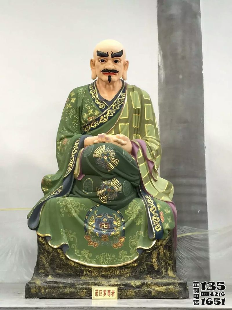 玻璃鋼彩繪戶外景區寺廟十八羅漢雕塑 玻璃鋼彩繪戶外景區寺廟十八羅漢雕塑