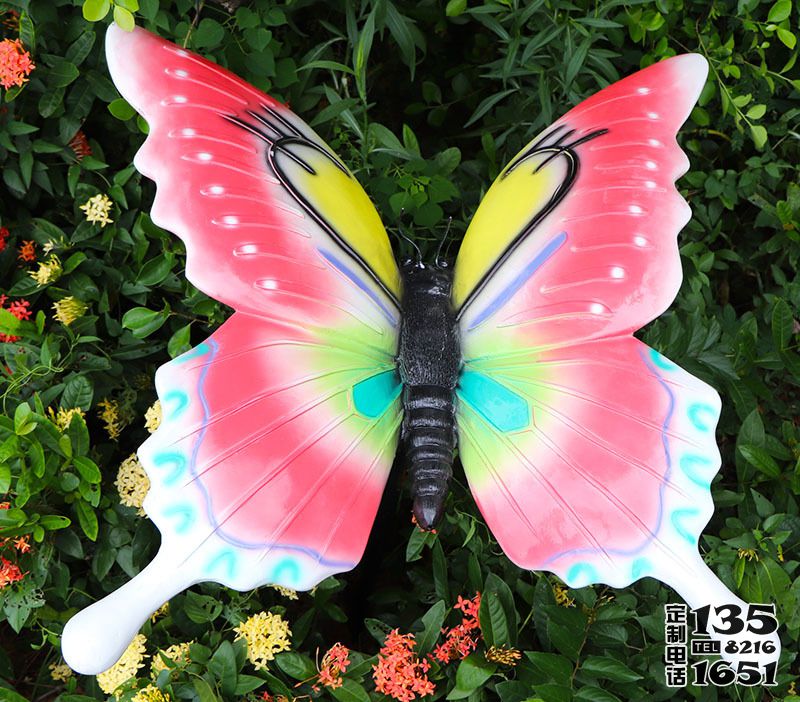 創意玻璃鋼彩繪街道蝴蝶雕塑 創意玻璃鋼彩繪街道蝴蝶雕塑