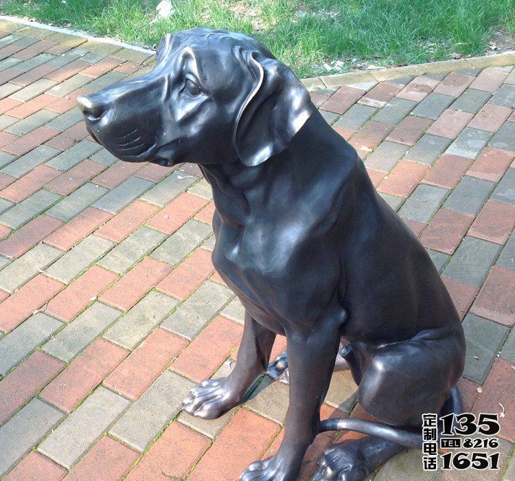 戶外小區(qū)玻璃鋼仿銅狗雕塑 戶外小區(qū)玻璃鋼仿銅狗雕塑