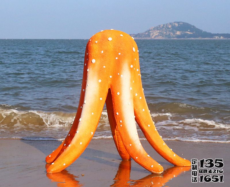玻璃鋼仿真抽象章魚(yú)雕塑戶(hù)外沙灘擺件 玻璃鋼仿真抽象章魚(yú)雕塑戶(hù)外沙灘擺件