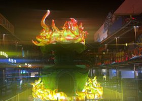 玻璃鋼發(fā)光抽象火苗雕塑 玻璃鋼發(fā)光抽象火苗雕塑