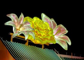 玻璃鋼發(fā)光花朵造型雕塑 玻璃鋼發(fā)光花朵造型雕塑